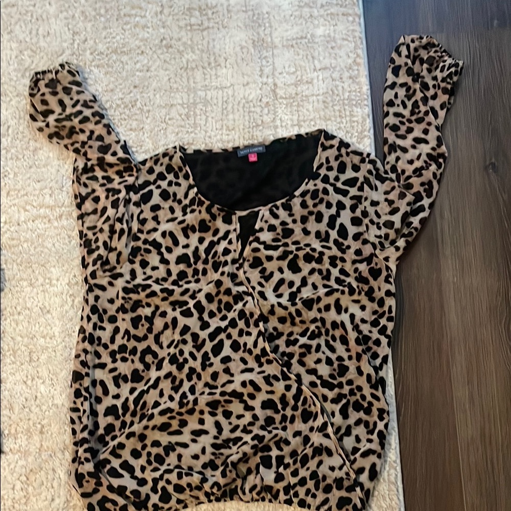 Leopard Print Blouse